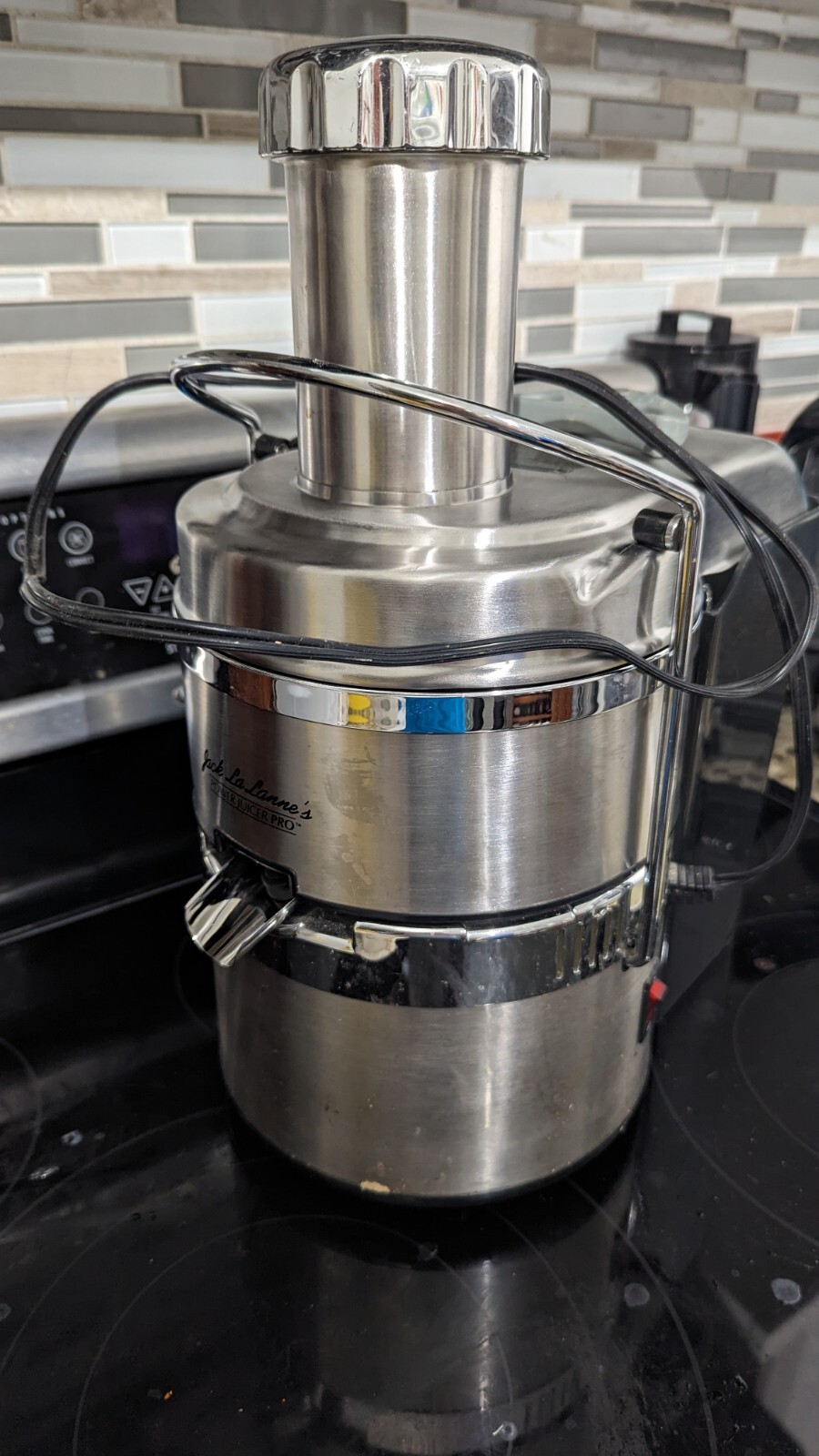 Jack LaLanne's Power Juicer Pro E1189 Stainless Steel WORKS eBay