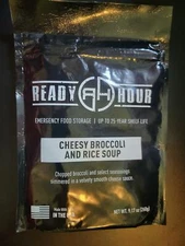 Cheesy Broccoli & Rice Soup 25-year Shelf Life Emergency Survival Food Pouch Kit
