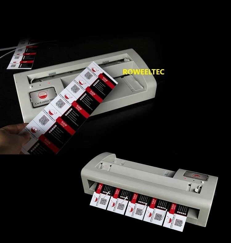 300B Automatic Name Card Slitter, business card cutting machine Name card Cutter - Image 4 of 4