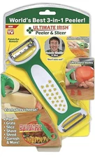 Ultimate Irish Peeler World's Best 3-in-1 Peeler Tested Best by Spark Innovation