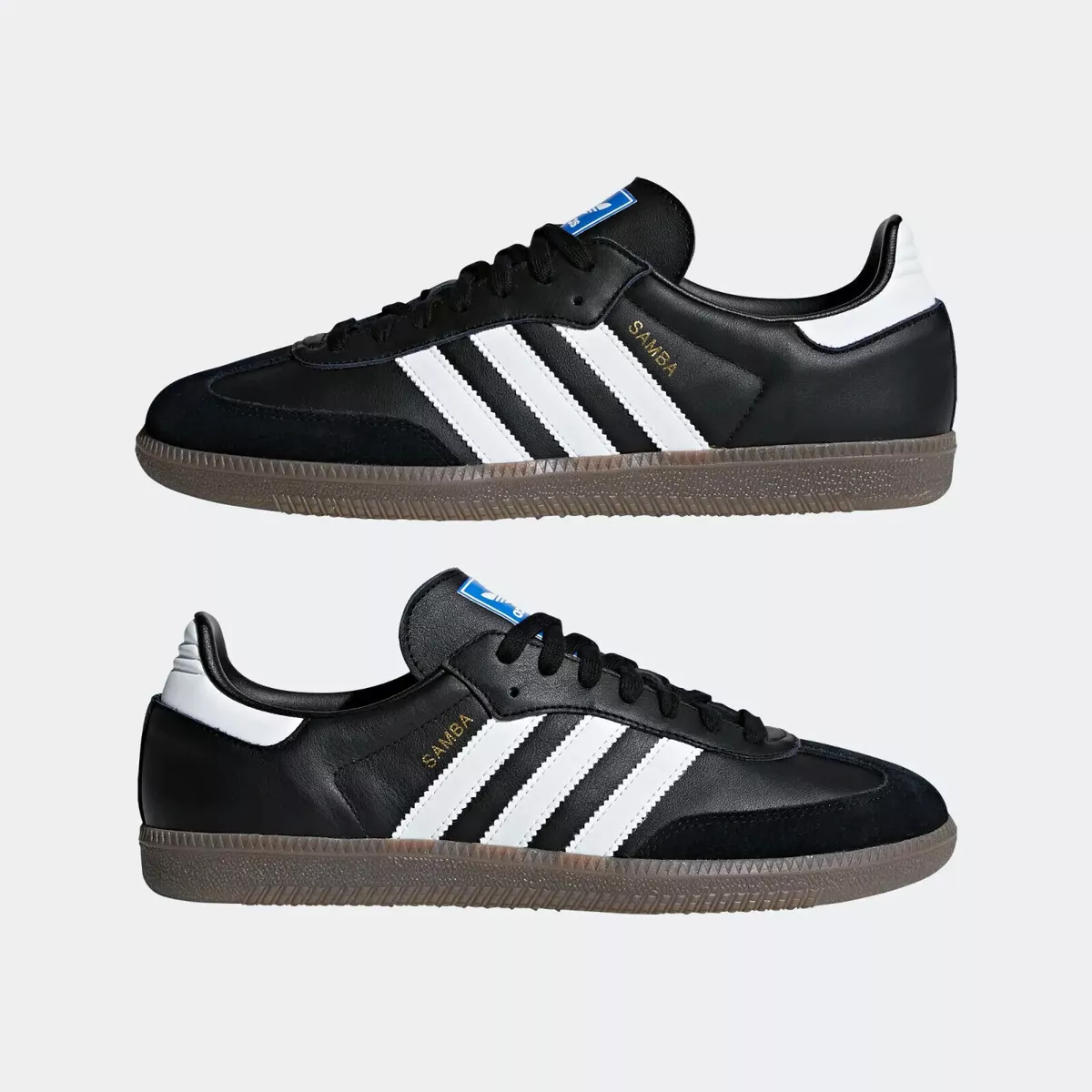 [B75807] Adidas Samba OG Men's Sneaker Black/White *NEW*