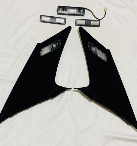 OEM -FULL LIGHES BMW E34 M5 CONVERTS BLACK C Pillar Trim Pair (L+R ) & center