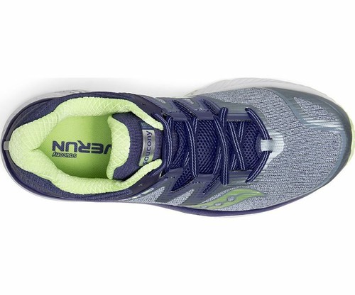 Zapato para correr Saucony Guide ISO para mujer niebla/púrpura/como nuevo, talla 5 W - Imagen 4 de 5