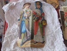 Vintage trade card Hugh Glenn & Co. cardboard stand up