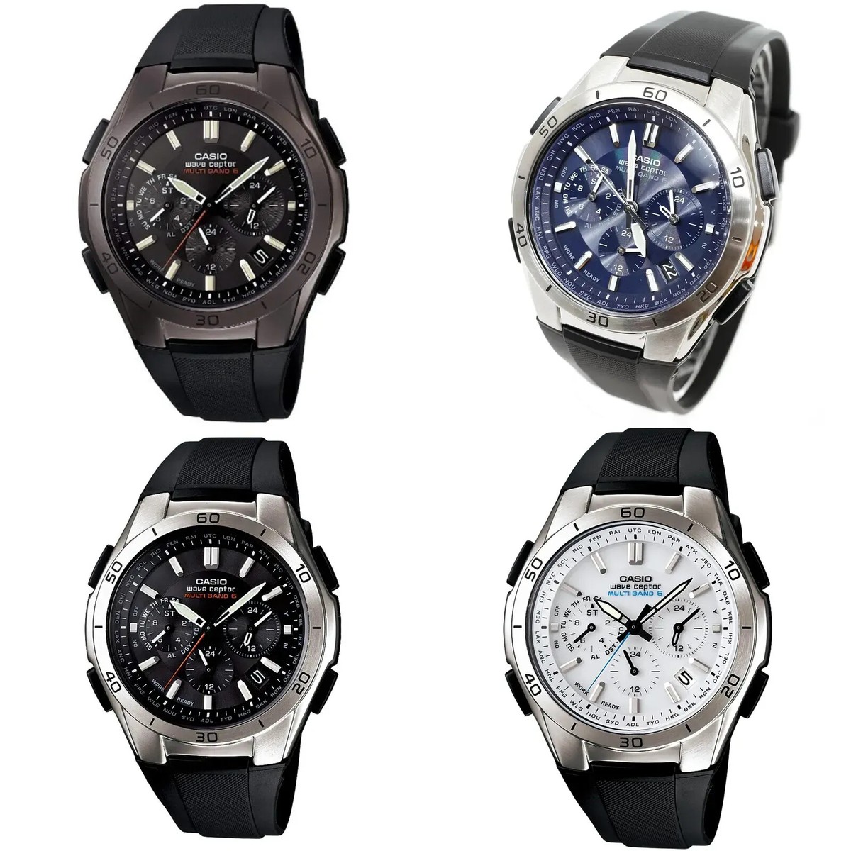 New Casio Wave Ceptor Radio Solar Watch WVQ-M410 Series Men's