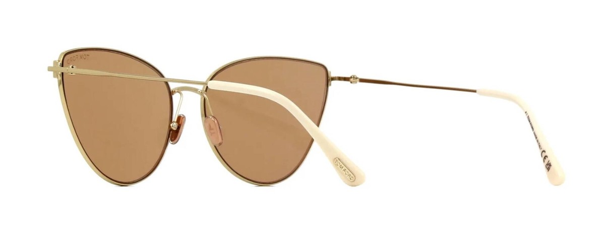 Tom Ford Women BRAND NEW Sunglasses ANAIS-02 Gold Brown Mirror Cat Eye FT1005 Tom Ford FT1005 32G Anais-02 Gold Sunglasses : Amazon.co.uk  main image 3