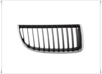 Gitter HeizköRper Recht Chrom/Schwarz Anpassbar A BMW Serie 3 E90/E91 2005- >