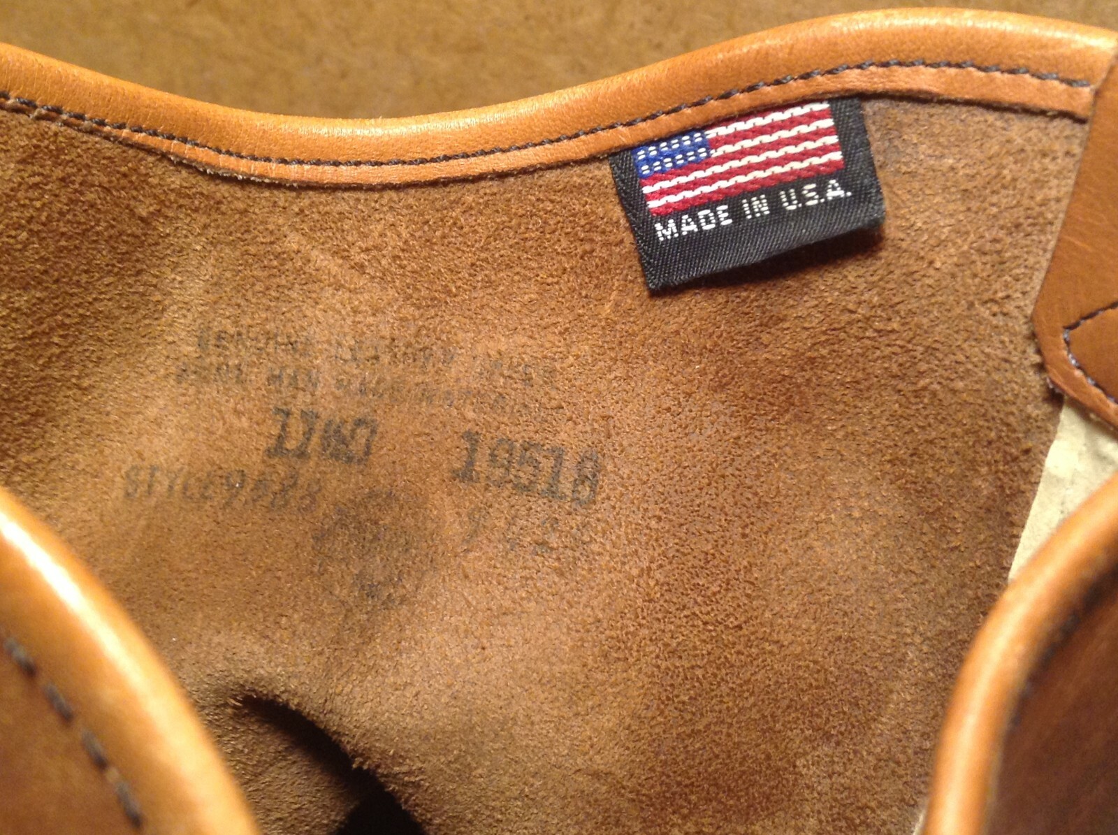 Work N Sport Brown Leather Cowboy Soft Toe vibram sole Work Boots Size