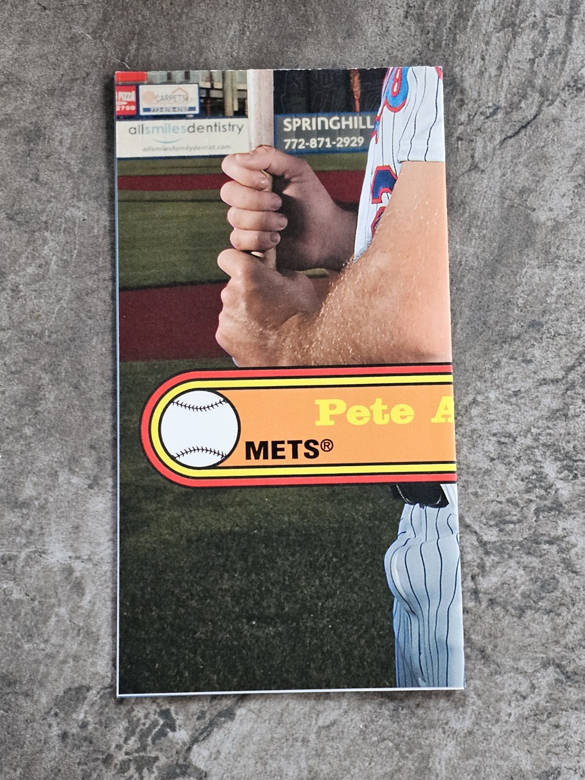 2021 Topps Heritage Pete Alonso 1972 Baseball Posters Box Topper #BPB-PA 🔥