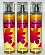 3 Forever Sunshine Fragrance Mist Bath  Body Works 8 fl oz