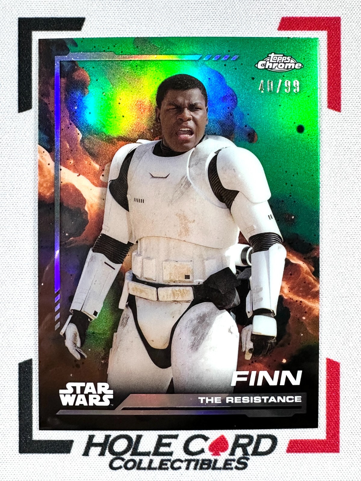 FINN 2024 Topps Chrome Star Wars #113 Kashyyyk Green Refractor /99