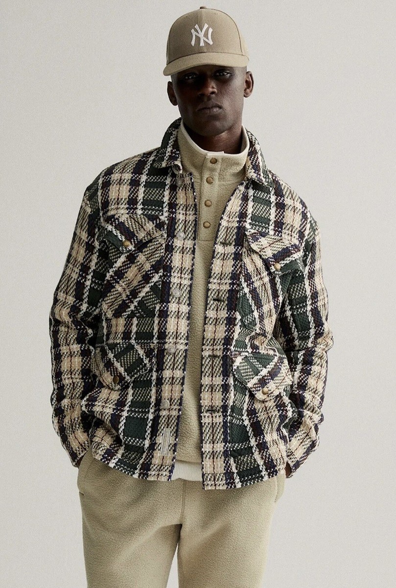 Aime Leon Dore Plaid Overshirt Woven Rosin Combo | eBay