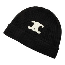 Celine Triomphe Cashmere Beanie - DUTY FREE to US and AUS