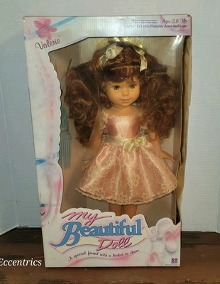 Vtg 1989 Hasbro My Beautiful Doll Valerie Red hair 17 1/2'' #8506