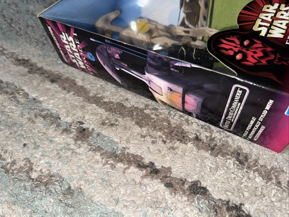 Star Wars Episode I Battle Droid Commander Action Figure 1999 Hasbro #26284 NRFB - Image 2 of 4