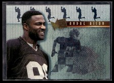 1995 Fleer Metal #7 Andre Rison Platinum Portraits Football Card 1902E
