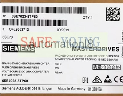 ONE NEW SIEMENS MAIN DRIVE 6SE7023-8TP60