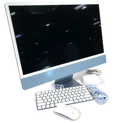 Apple A2438 M1 24'' 2021 iMac Oct Core M1 3.2GHz 16GB 1TB SSD w/ KB&M & Power