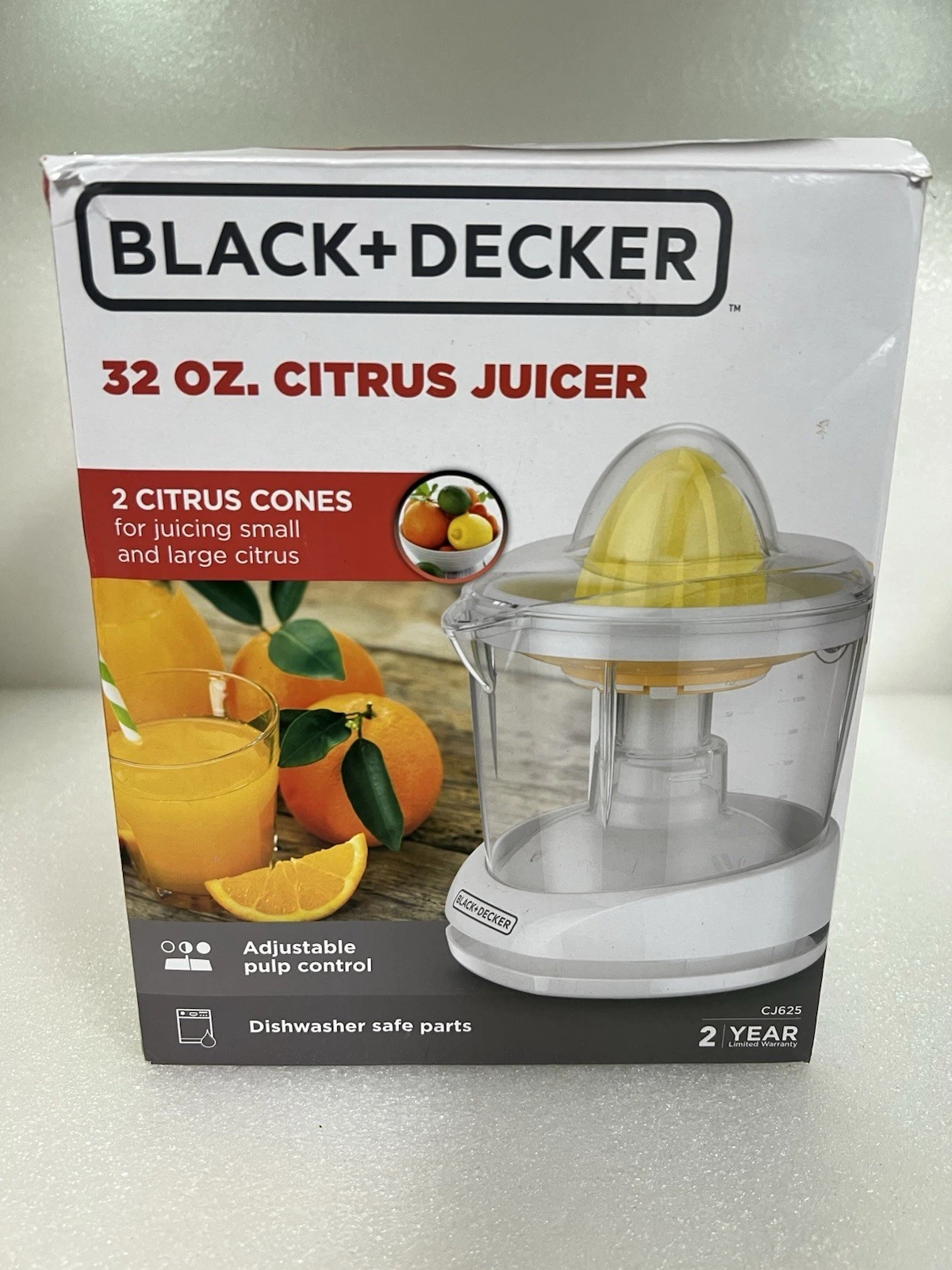 Black & Decker 32oz Citrus Juicer 30watts Very Powerful Motor