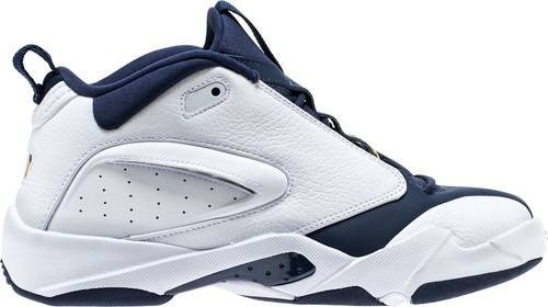 Jordan Grind White Leather Golf Shoes Nike Jumpman 23 Men display picture 2