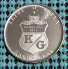 1967 Krewe of GRELA / Inventions & Explorat .999 FINE SILVER Mardi Gras Doubloon