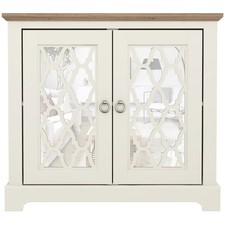 Ivory GFW Sideboard 2 Glass doors 1 Drawer Honiton
