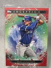 2024 Topps Inception Joey Loperfido Red Rookie /75 #51 Blue Jays