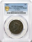Photo of a 1817-P Large Cent from an eBay listing that sold on Jul 19, 2026