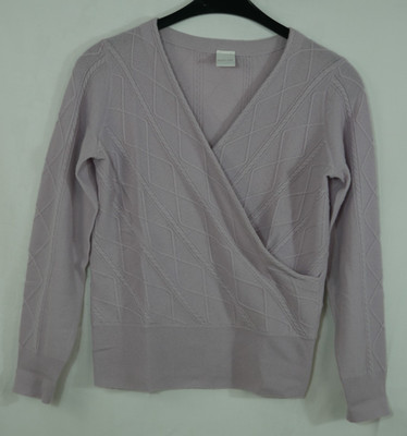 MADELEINE Luxus Pullover KASCHMIR + SCHURWOLLE Flieder Farbe Größe 36/38 TOP!
