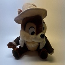 Disney - Chip 'n Dale - Chip, Plush Stuffed Animal w/ Hat Jacket 1999