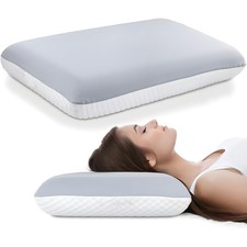 Memory Foam Pillow Queen Size, Cooling Bed Pillow for Sleeping Medium Firm