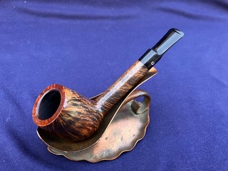 Pipe 1930th Comoy Blue Riband Lovat. Gorgeous Contrast Grain. 3 piece C logo. NR
