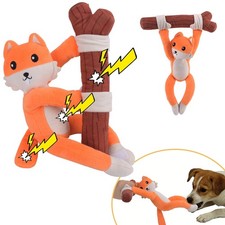 Squeaky Dog Toys,Plush Puppy Toys with Pull Branch,Tug of War Dog Toy for Dog...