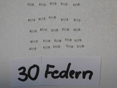 Piko N 30x Kupplungsfedern 6mm / 2mm Feder Federn Restbestand 1:160 Neuteile DDR