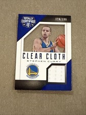 Stephen Curry 2014-15 Panini Totally Certifie Clear Cloth Game Used Patch /199