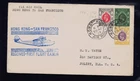 HONG KONG to San Francisco Air Mail First Flight Cover w/ Scott # 141, 142 & 144