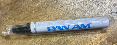 Vintage Pan Am Airlines Rare Black Permanent Marker  Japan  - sealed / un-tested