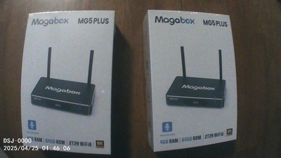 Megabox MG5PLUS Android tv box/ Full Entertainment package. live locals/sports