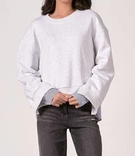 Elan Mixed Media Top Size L