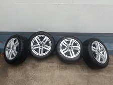 4x Continental Räder mit Silbernen Alufelgen 17 Zoll. Audi A4
