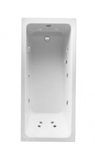 Image of Beaufort Rockall SE 1700 x 800 mm Single Ended 12 Jet Whirlpool Spa Bath