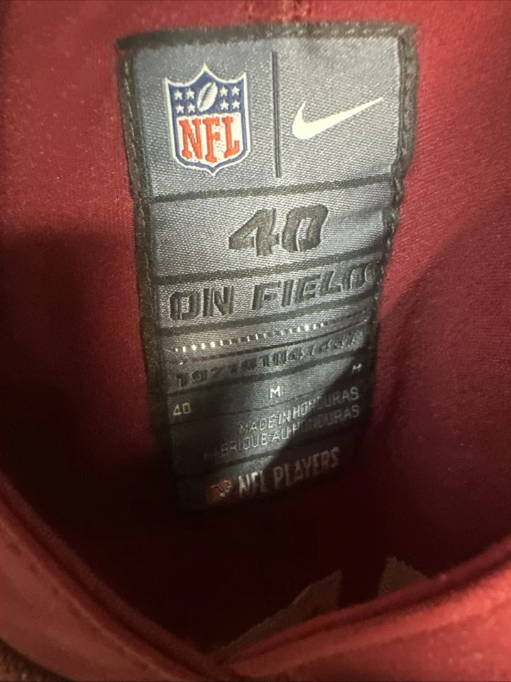 Washington Commanders Terry McLaurin Nike Burgundy 2025 FUSE Elite NFL Jersey 40 - Image 3 of 4