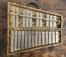 Vintage J.C. Deagan Orchestral Bells Glockenspiel 1505 in Original Case
