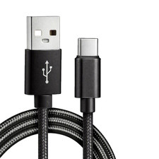 1M Braided USB Type-C USB-C to USB-A Fast Charge Cable Cord Charger Charging