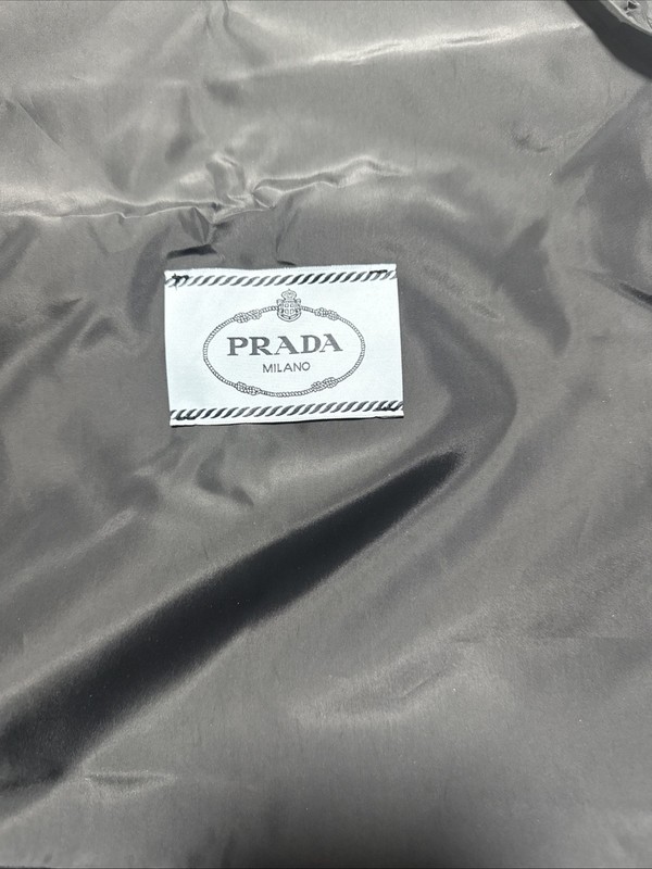 Prada Garment Bag Black Polyester with Logo, 25"x62"