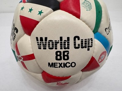 Vintage 1986 World Cup Mexico Soccer Ball - Flags - Coupe Du Monde