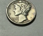 1942/1 Mercury Dime, XF and never cleaned. GUARANTEED ORIGINAL