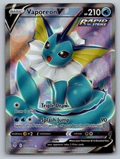 Vaporeon V 172/203 UR Evolving Skies Pokemon Holo NM