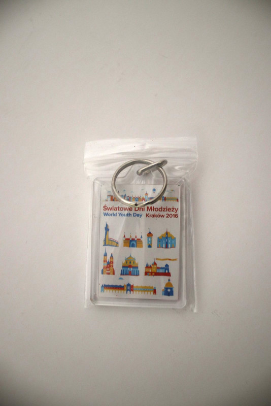 World Youth Day Krakow 2016 Catholic Keychain SDM Colorful Souvenir Poland