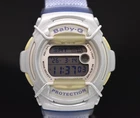 Vtg CASIO Baby-G Shock BG-153 Mod 2285 Purple Digital Unisex Watch NEW BATTERY